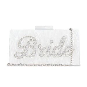 Bride Clutch Bag in Ivory Rhinestone
Lovers and Friends